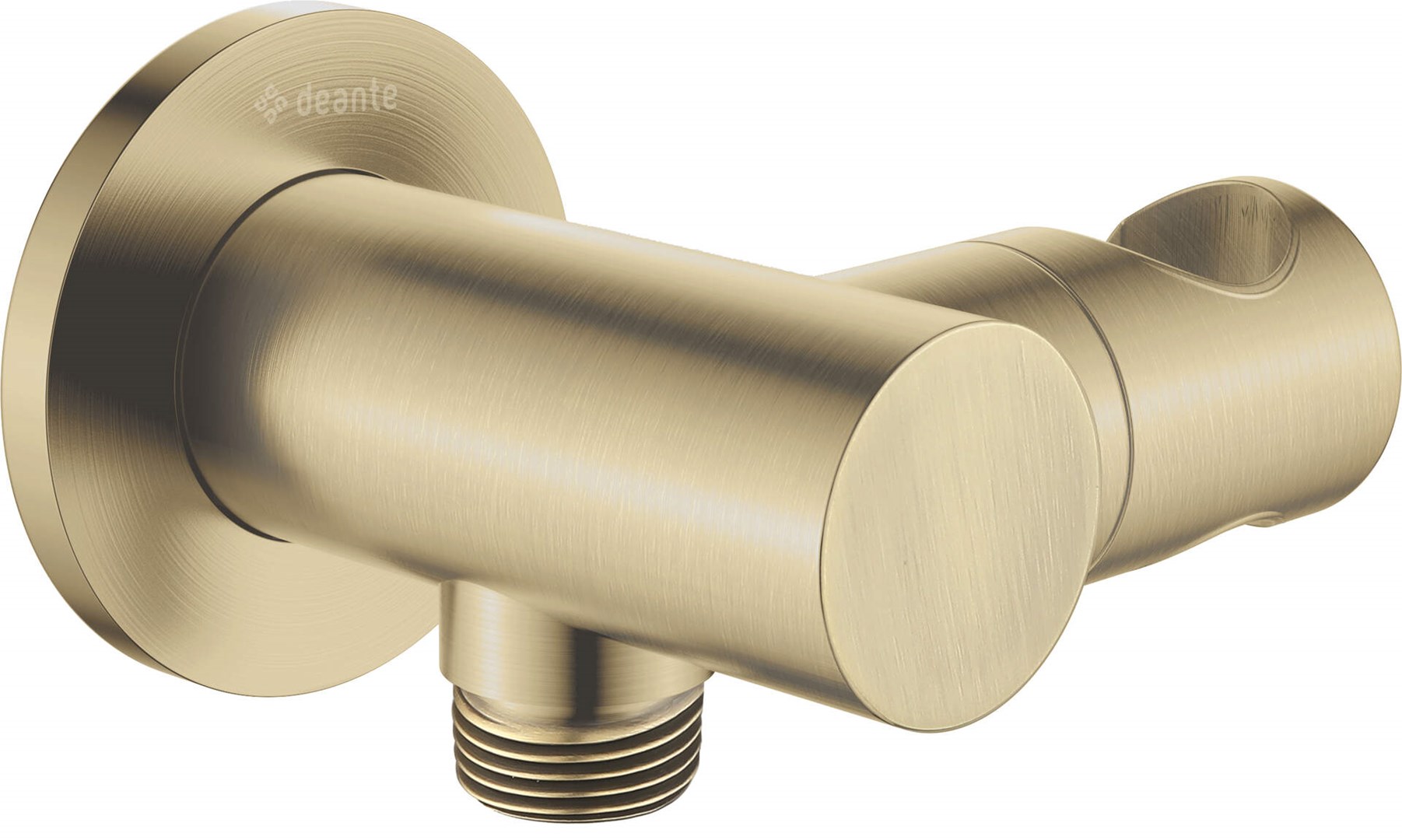 Deante Round angled connector with handset