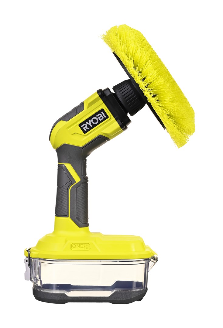 RYOBI  18V R18CPS-0 Rotary Brush, Yellow-Black