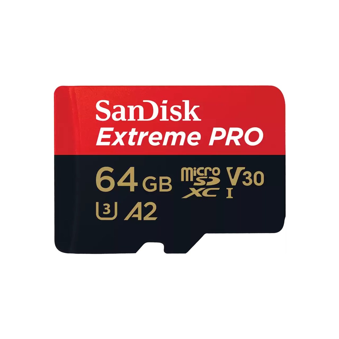 SANDISK SD MicroSD Card  64GB  Extreme
