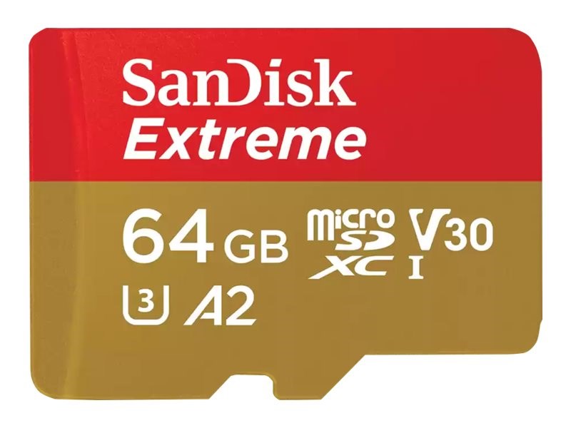 SANDISK SD MicroSD Card  64GB  Extreme