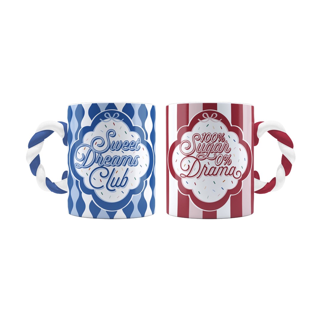 BIALETTI Set of 2 mugs  Candyland