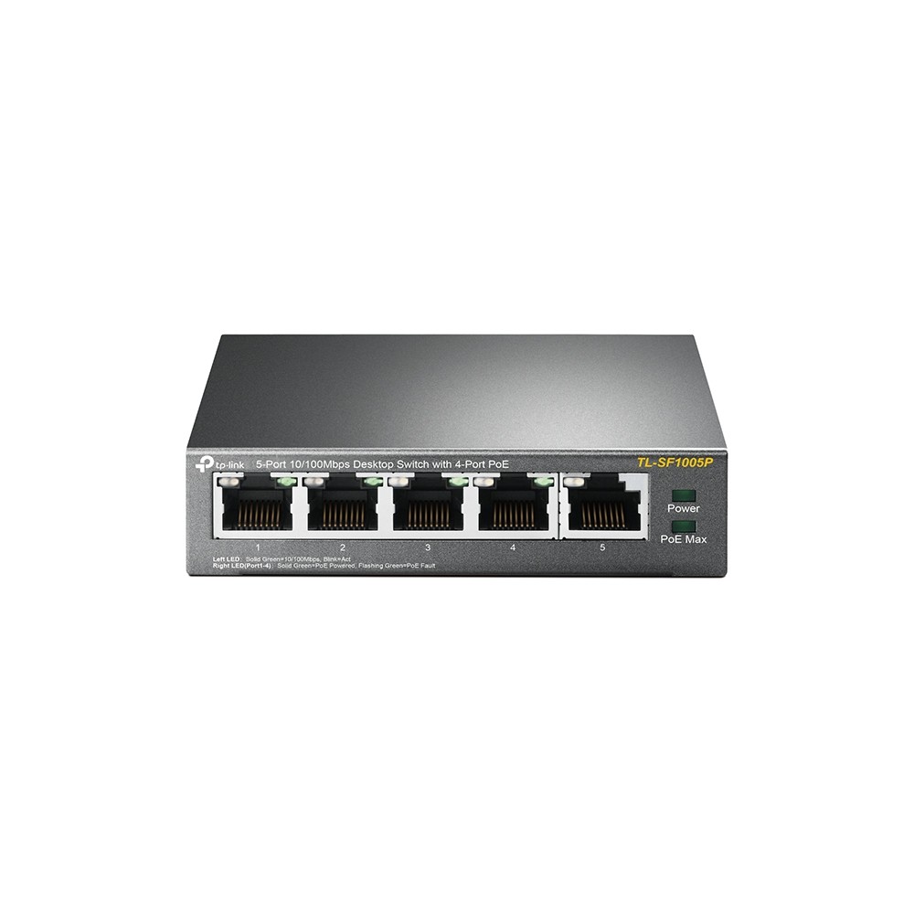 TP-LINK  SF1005P switch 5xFE (4xPoE) |