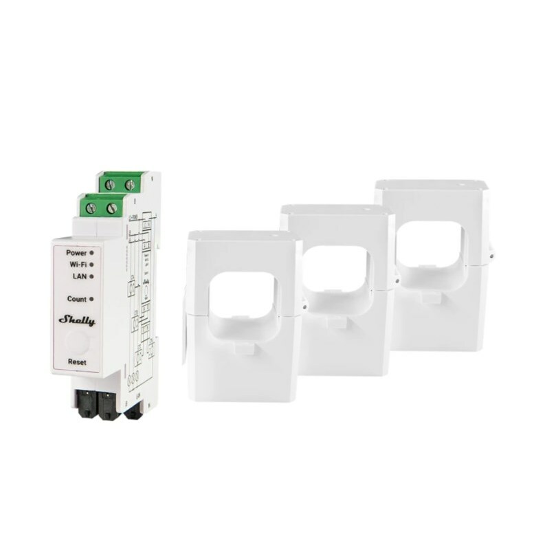 Shelly Pro 3EM-400A energy cost meter