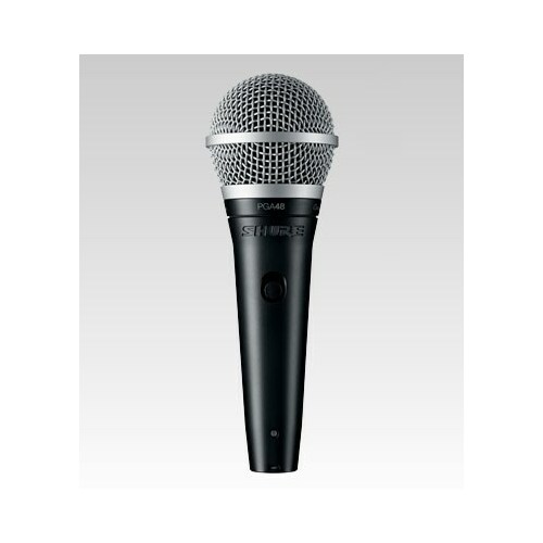 SHURE  PGA48-XLR Black, Metallic Stage/performance microphone