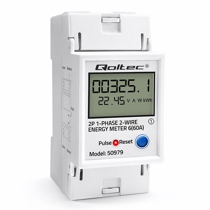 Qoltec  Single phase energy meter for