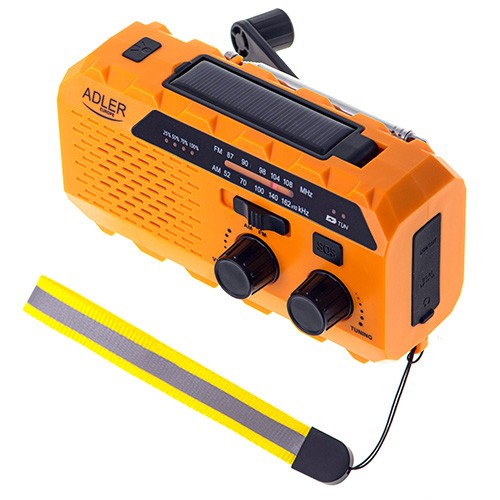 Adler  Solar radio with hand crank