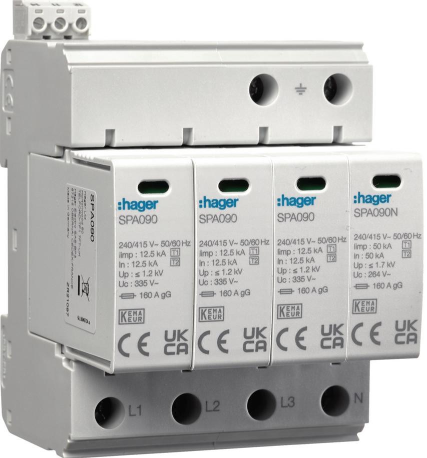 HAGER SPA931 SPD SURGE PROTECTIVE DEVICE