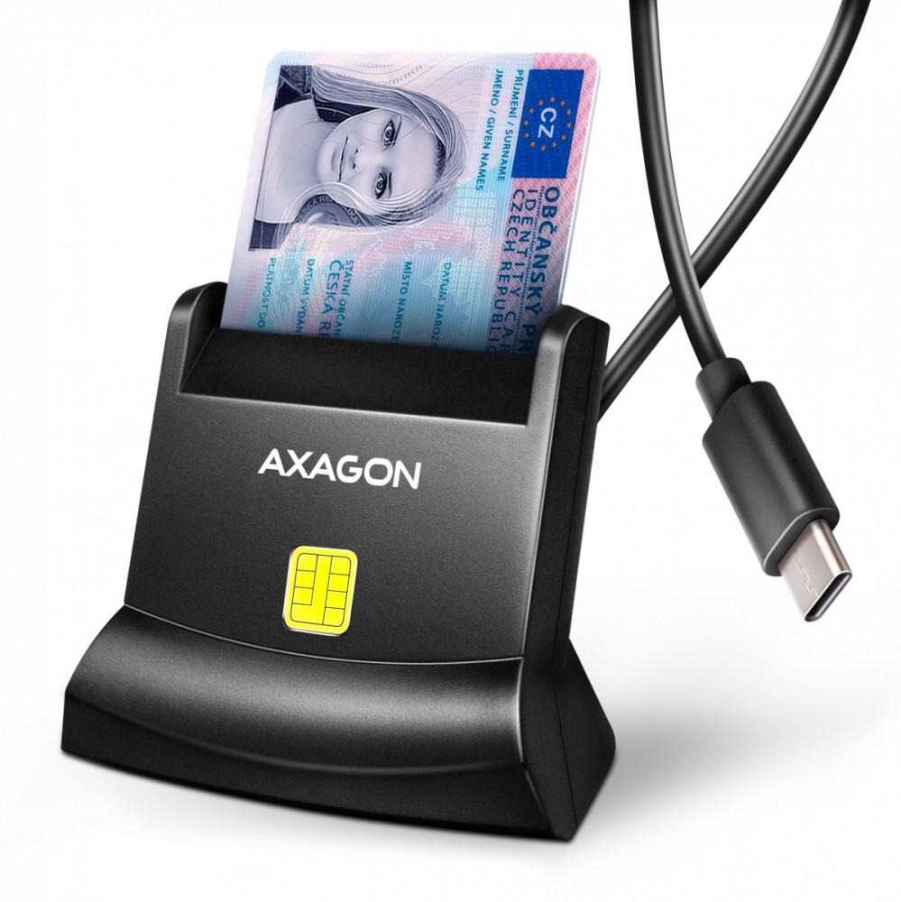 AXAGON  SRE-SM4NC card reader smart USB-C