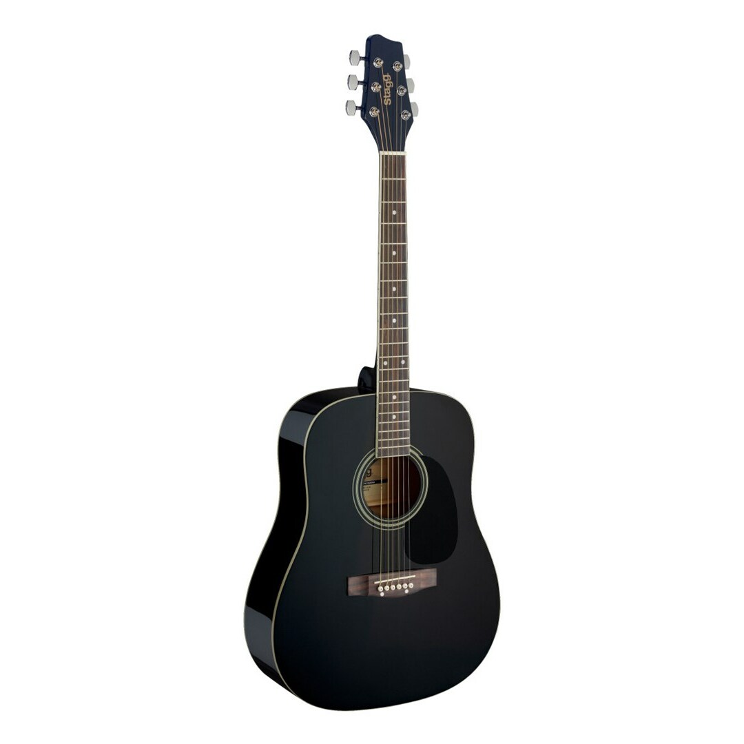 Stagg SA20D BLK - czarna gitara