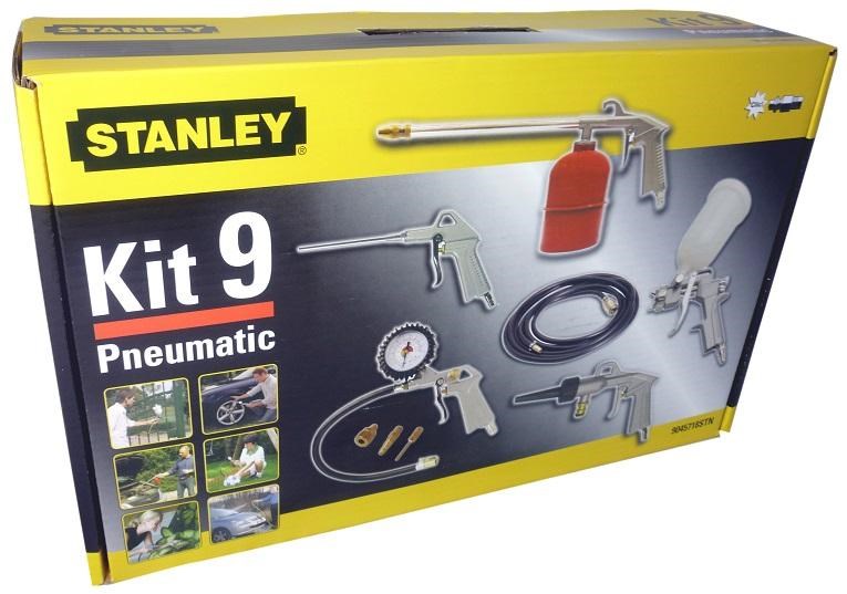 STANLEY PNEUMATIC TOOL SET 9 pcs