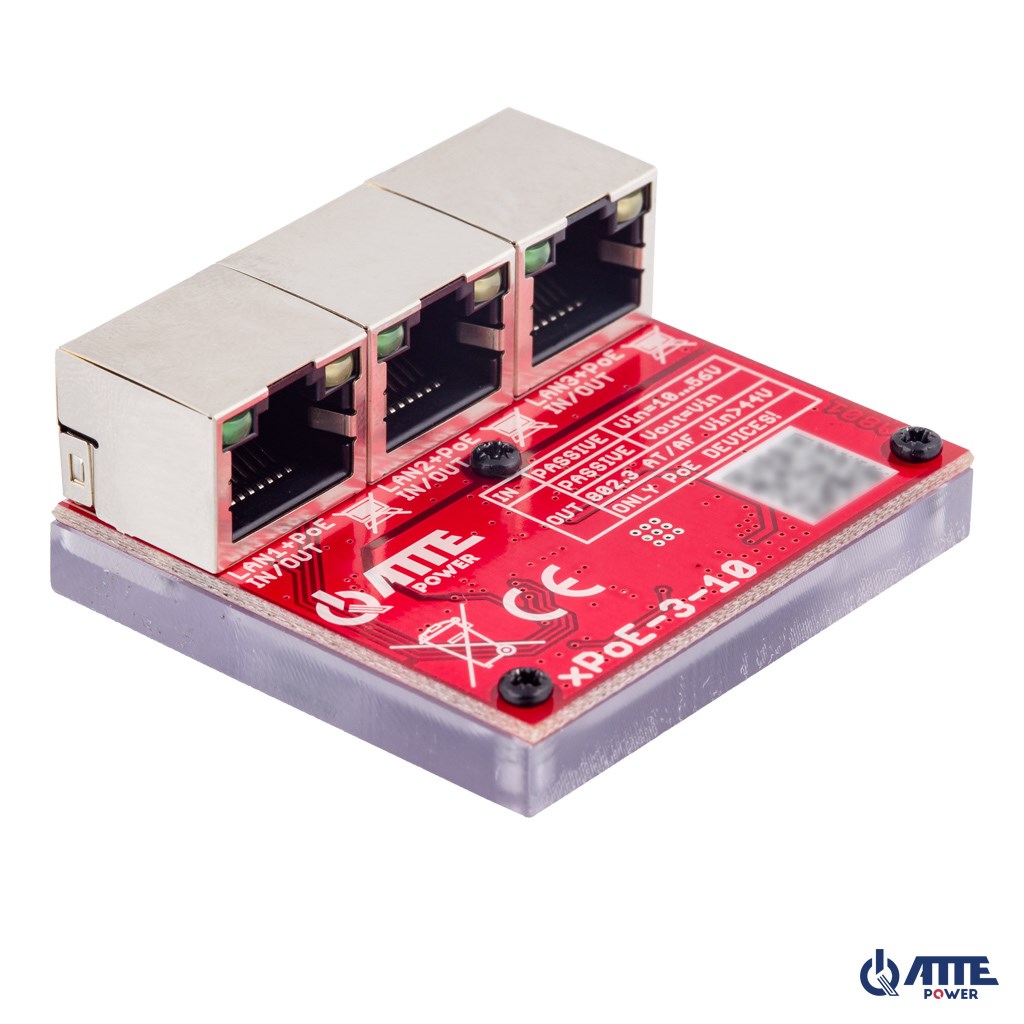 Atte SWITCH 3-PORTOWY POE  xPoE-3-10 |