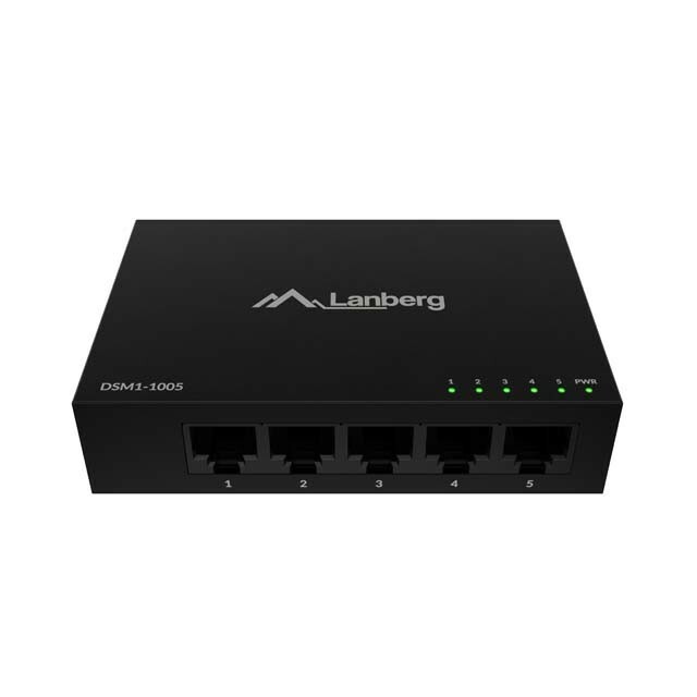LANBERG  Switch DSM 1-1005 5X 1GB