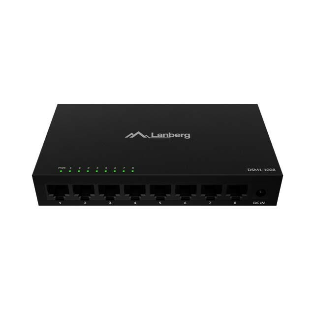 LANBERG  Switch DSM1-1008 8×1Gb/s - Unmanaged