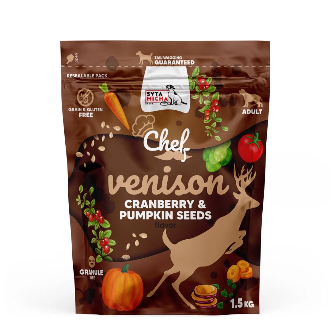 SYTA MICHA Chef Venison with cranberry