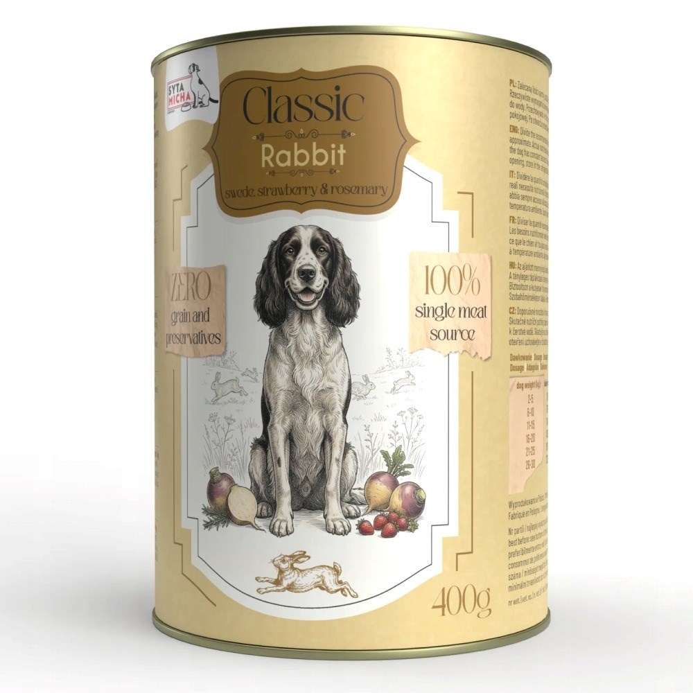SYTA MICHA  Classic Mono Rabbit with