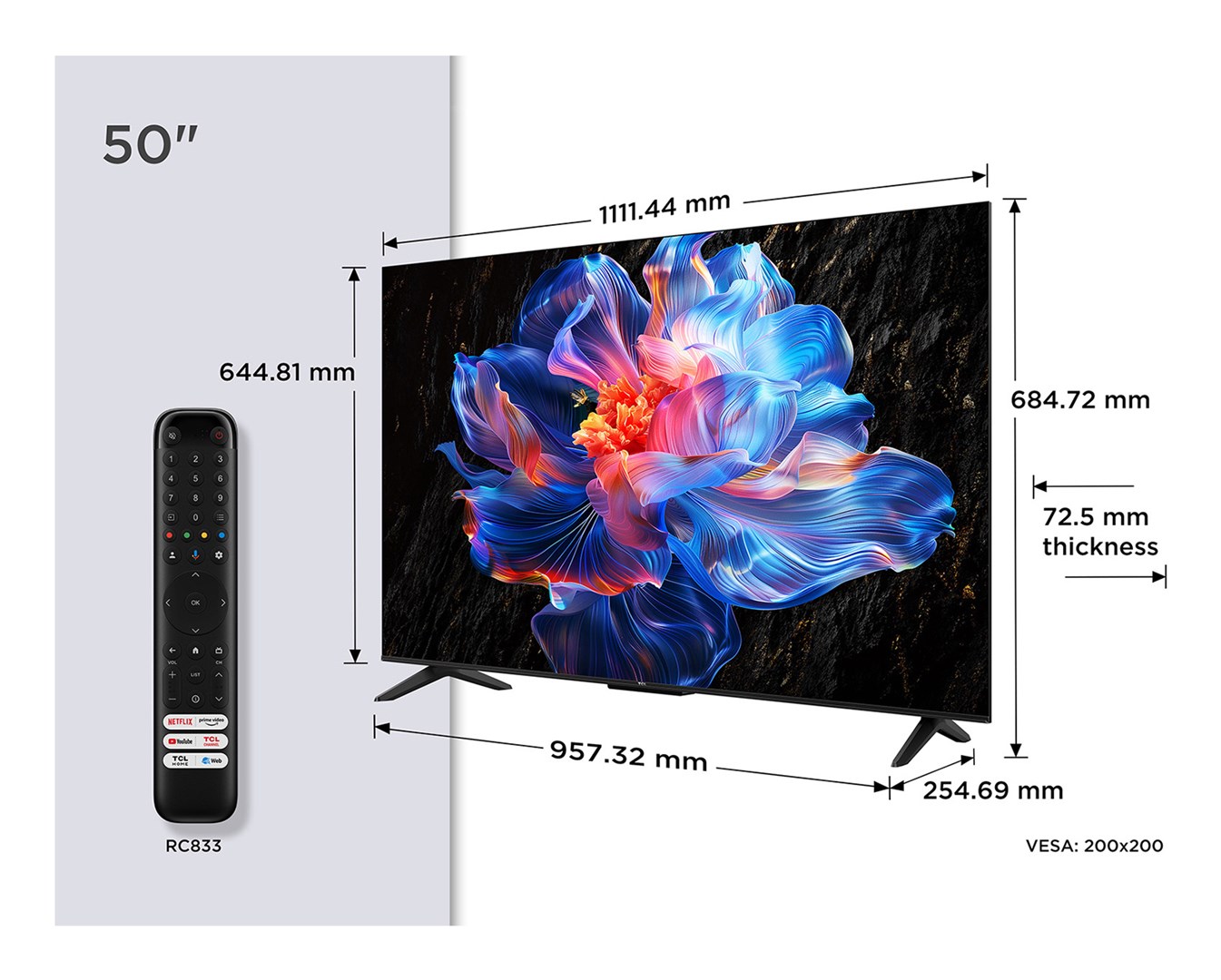 TCL P6K 50P6K TV 127 cm