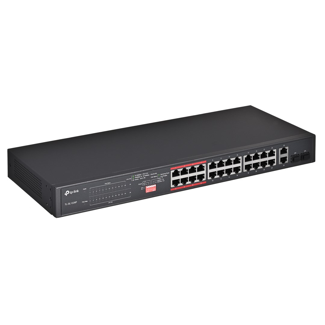 TP-LINK  24-Port 10/100Mbps + 2-Port Gigabit
