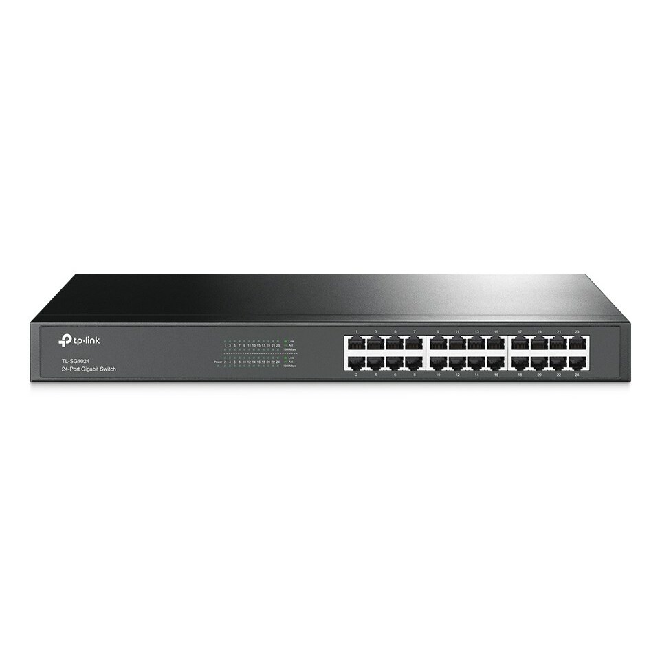 TP-LINK  24-Port Gigabit Rackmount Network Switch