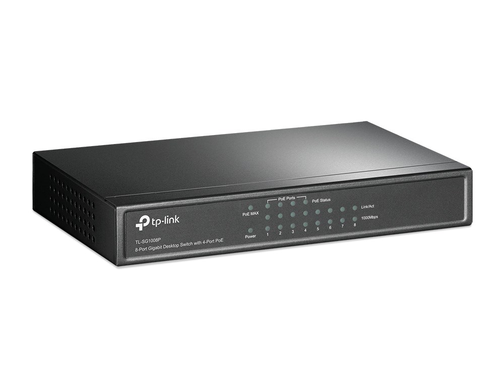 TP-LINK  8-Port Gigabit Desktop PoE Switch