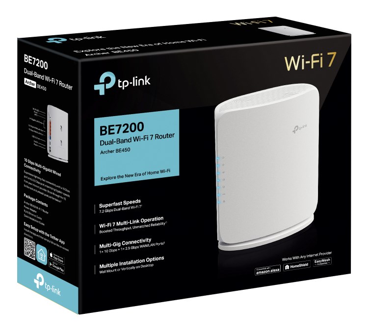 TP-LINK  Archer BE450 wireless router Multi-Gigabit
