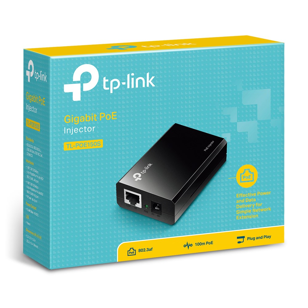 TP-LINK  IEEE 802.3af PoE Injector