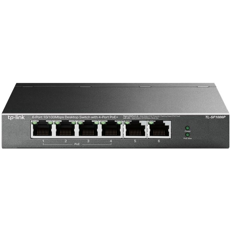 TP-LINK  TL-SF1006P network switch Unmanaged Fast