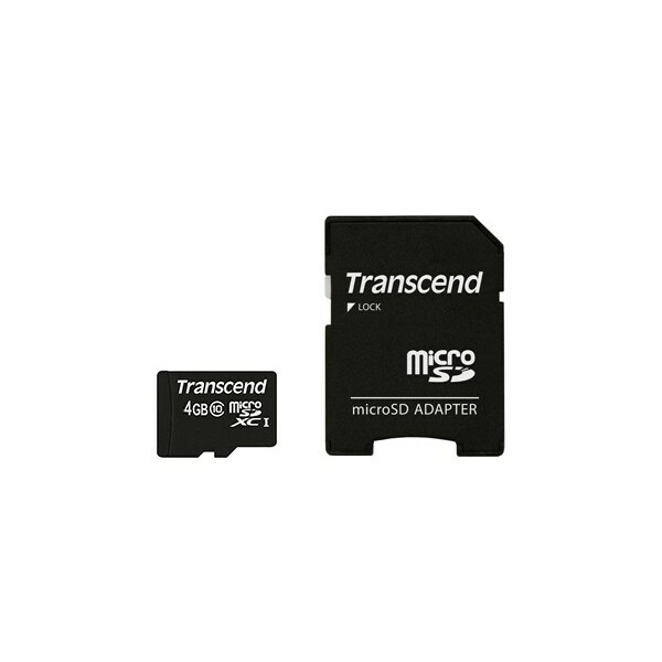 Transcend  microSDXC/SDHC Class 10 4GB with