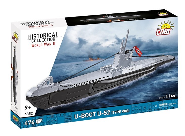 Cobi Klocki  U-Boot U-52 (Type VIIB)