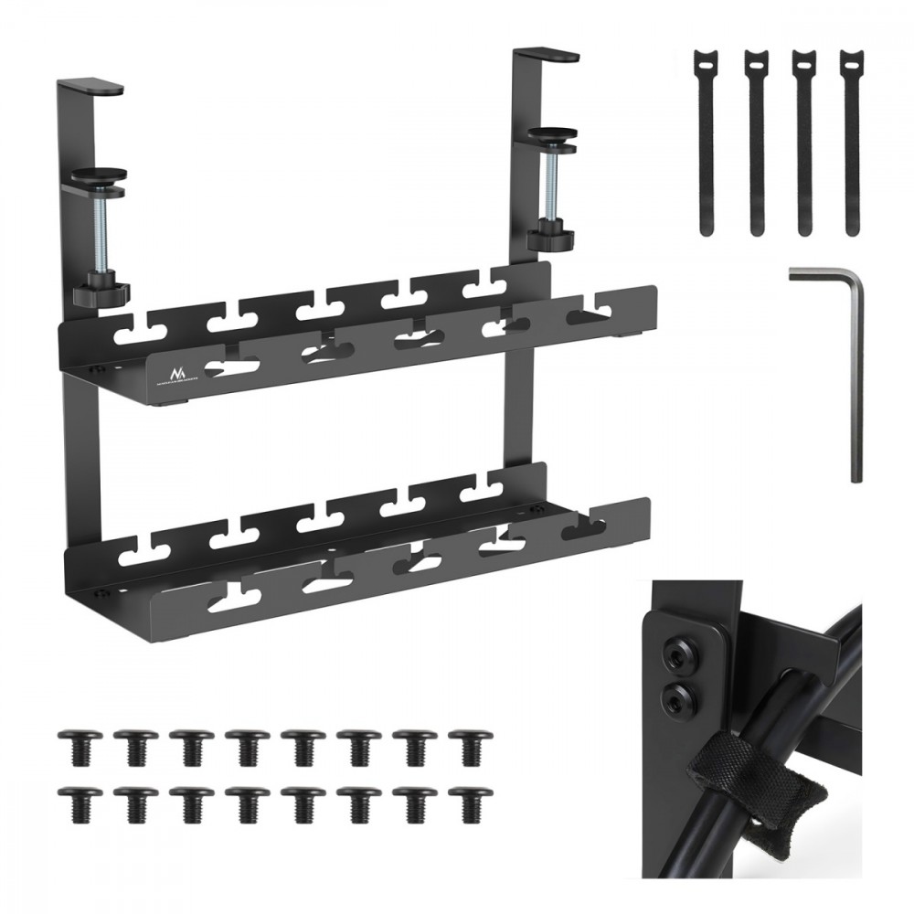 Maclean  Under desk cable organizer, MC-104