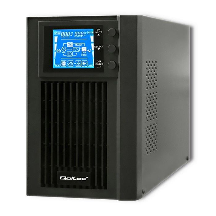 Qoltec UPS On-line Pure Sine Wave