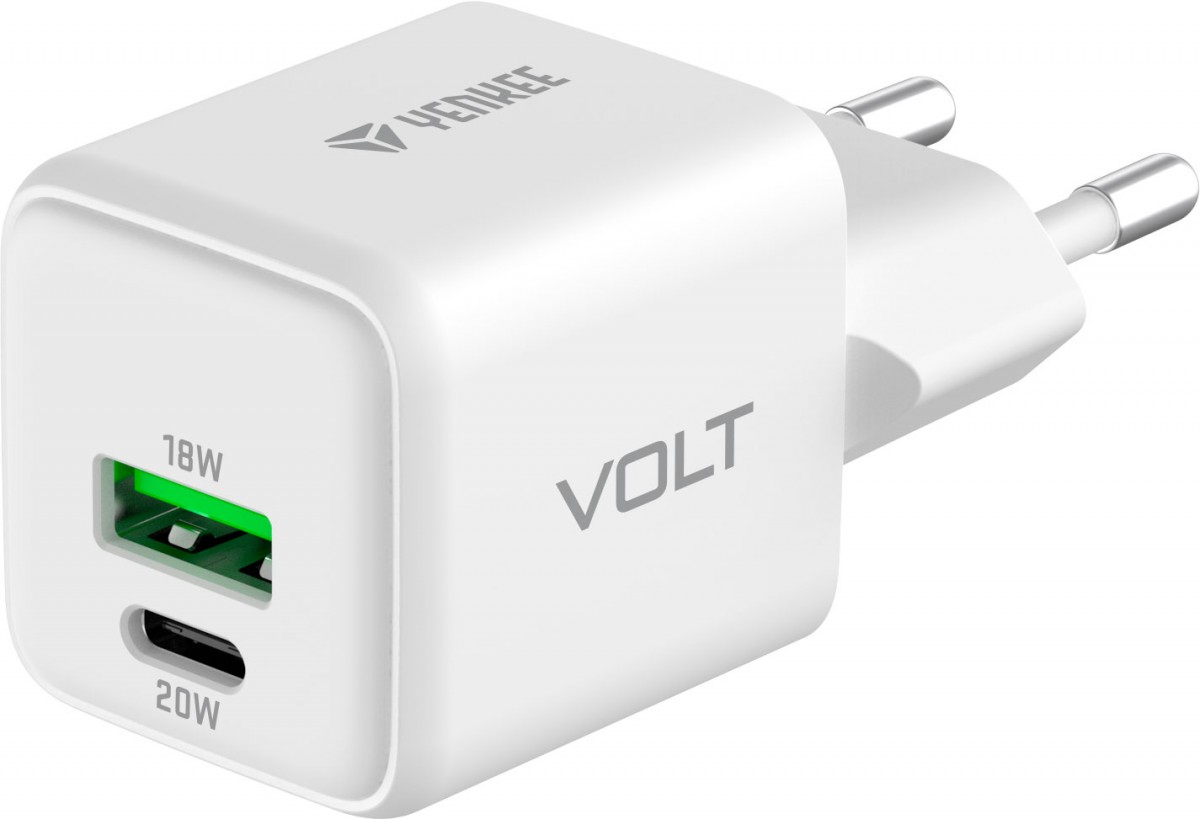 YENKEE  USB C/A mains charger 20W/18W
