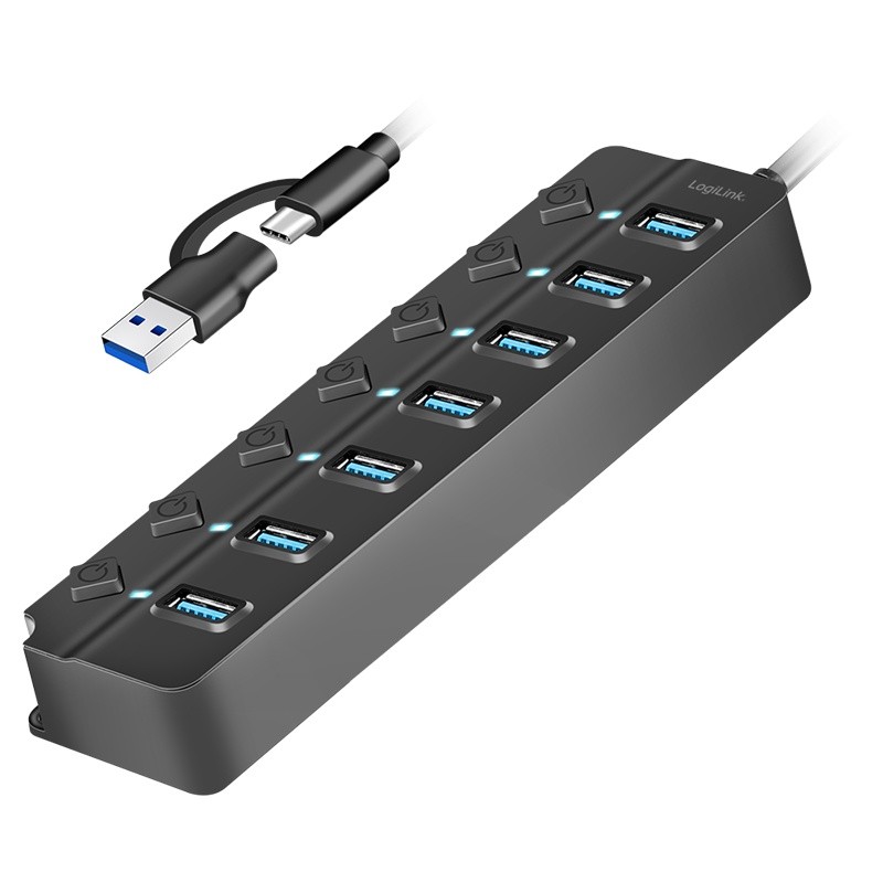 LogiLink USB3.2 Gen1 hub, 7