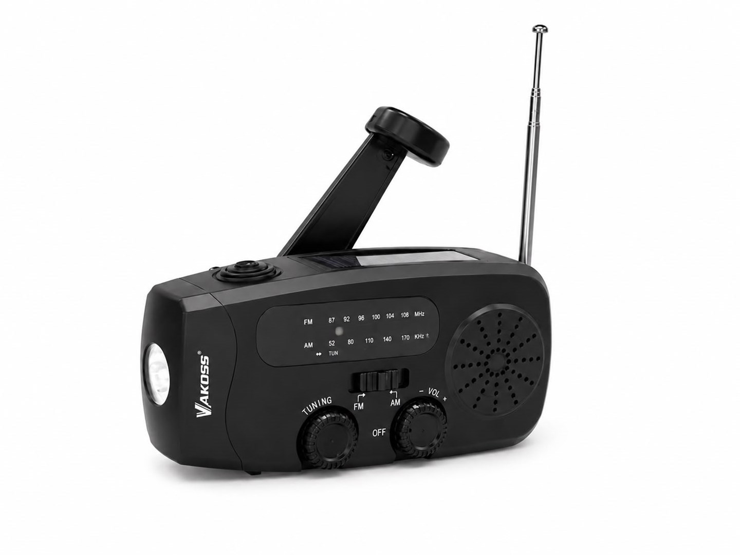 VAKOSS FM-3660K FM/AM Emergency Radio with