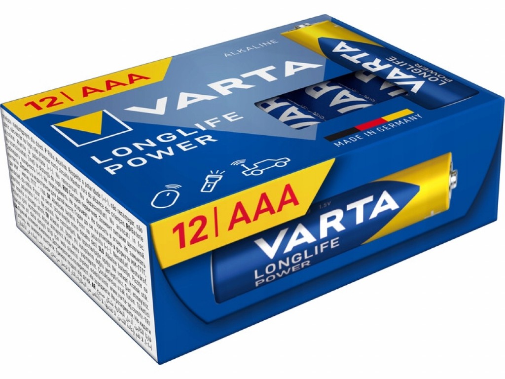 Varta   alkaline batterie R3(AAA)long.power12P NE