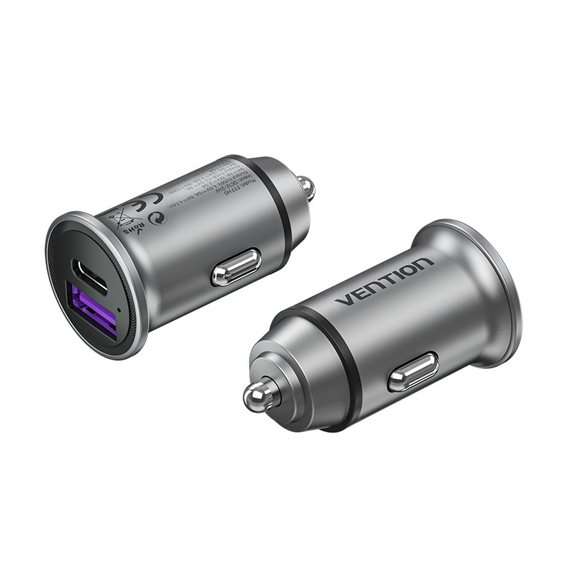 Vention  Two-Port USB A+A(30+30) Car Charger