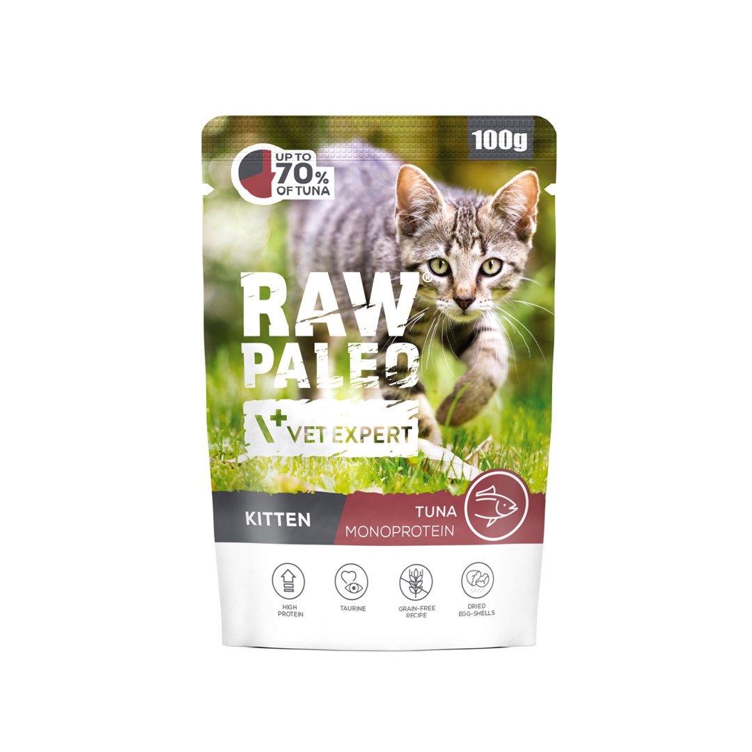 VetExpert  Raw Paleo Kitten Tuna -