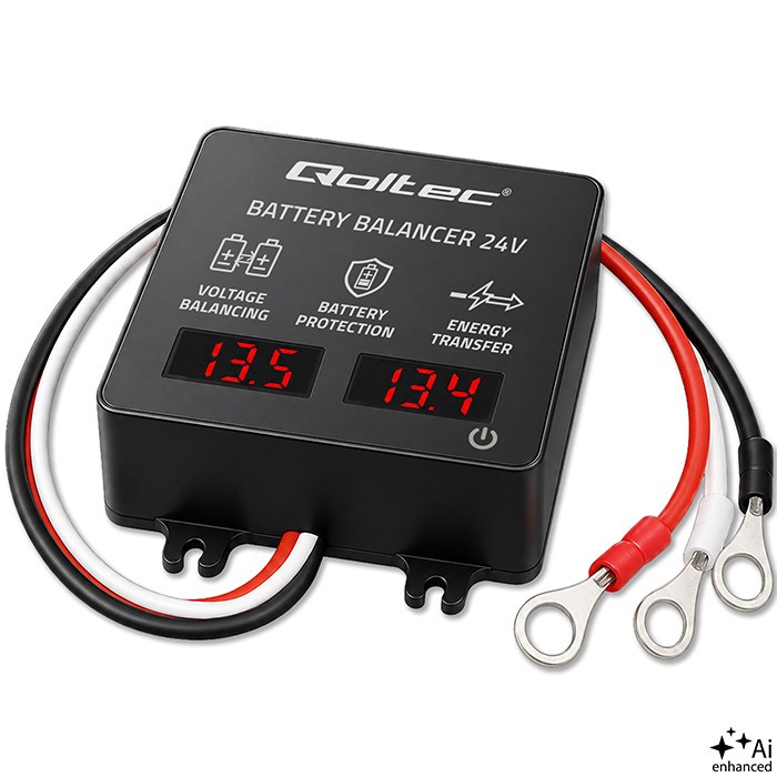 Qoltec  Voltage balancer for 24V batteries
