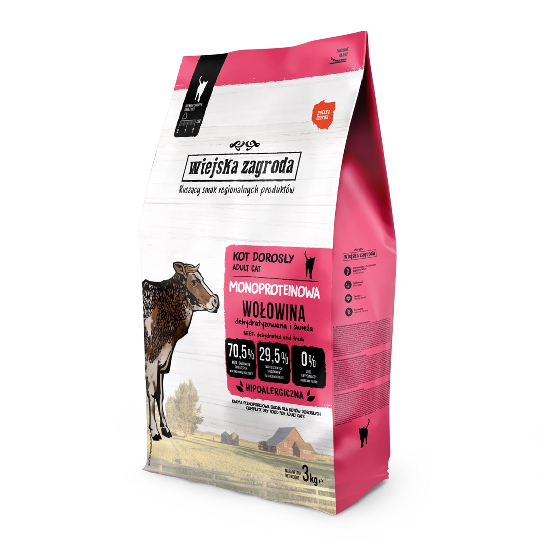 Wiejska zagroda  Monoprotein Beef - dry