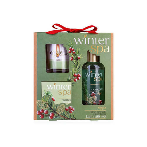 Accentra Winter Spa Set & Candlestick