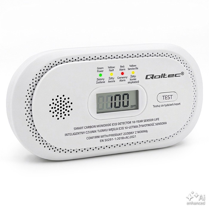 Qoltec  Wireless carbon monoxide CO detektor