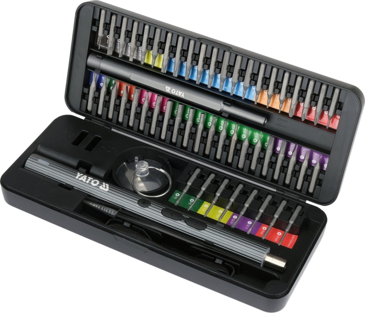 YATO  Cordless Screwdriver Set with Bits