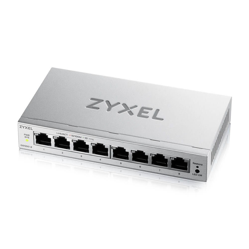 Zyxel   SWITCH 8XGE GS1200-8V3-EU0101F | GS1200-8V3-EU0101F